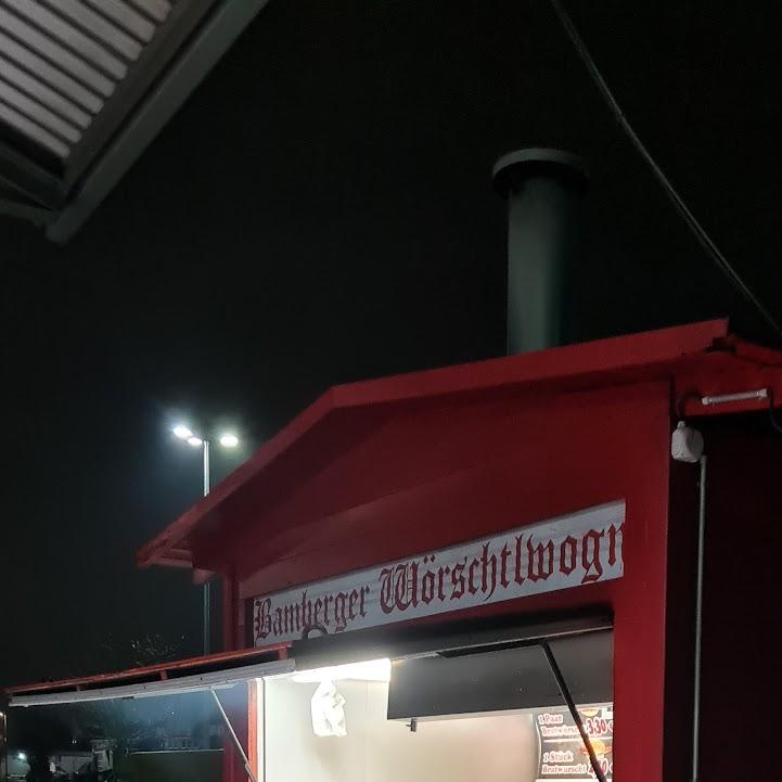 Restaurant "Bratwurstbude" in Hallstadt