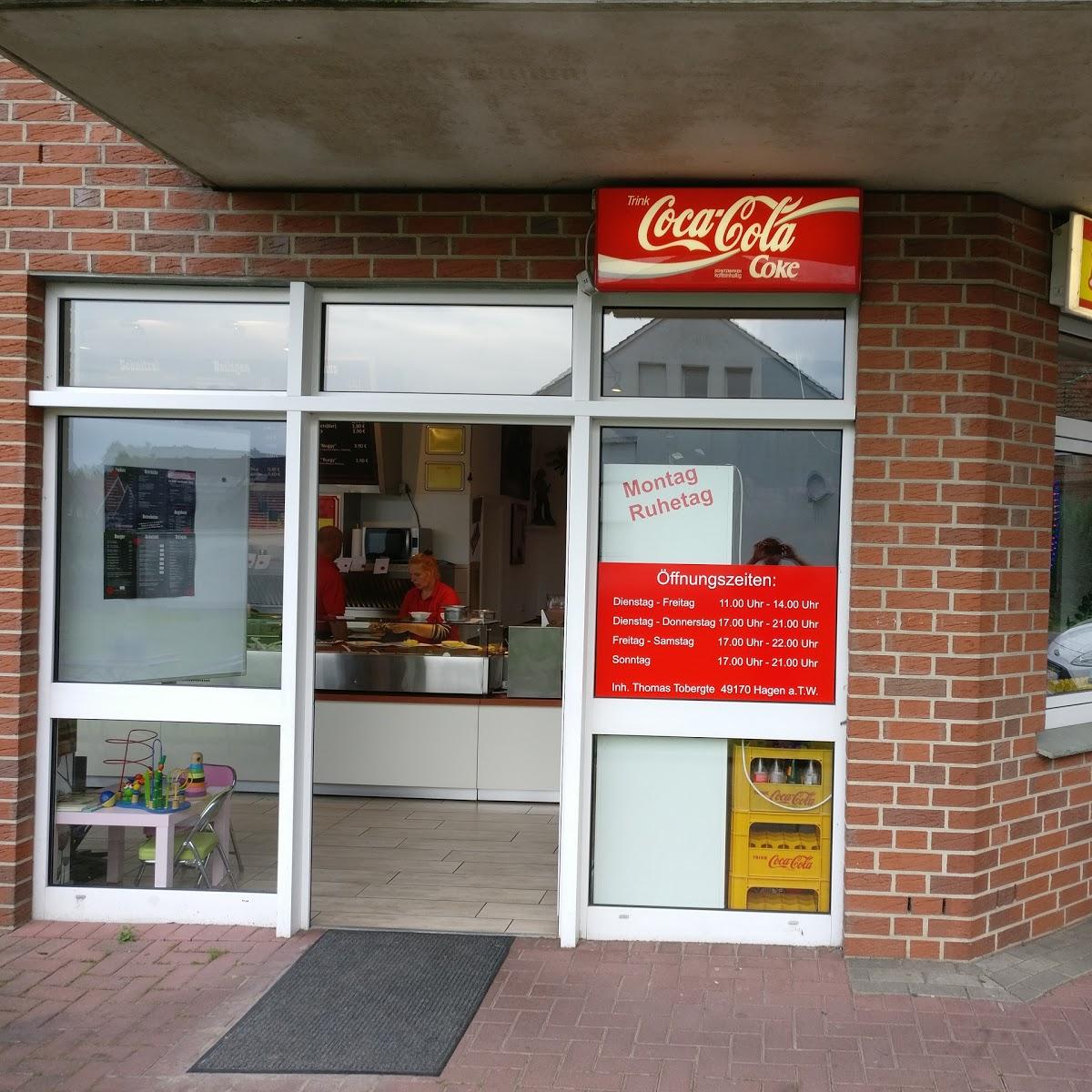 Restaurant "Hamburger & Co ...der etwas amerikanische Imbiss mit Außengastronomie" in Hagen am Teutoburger Wald