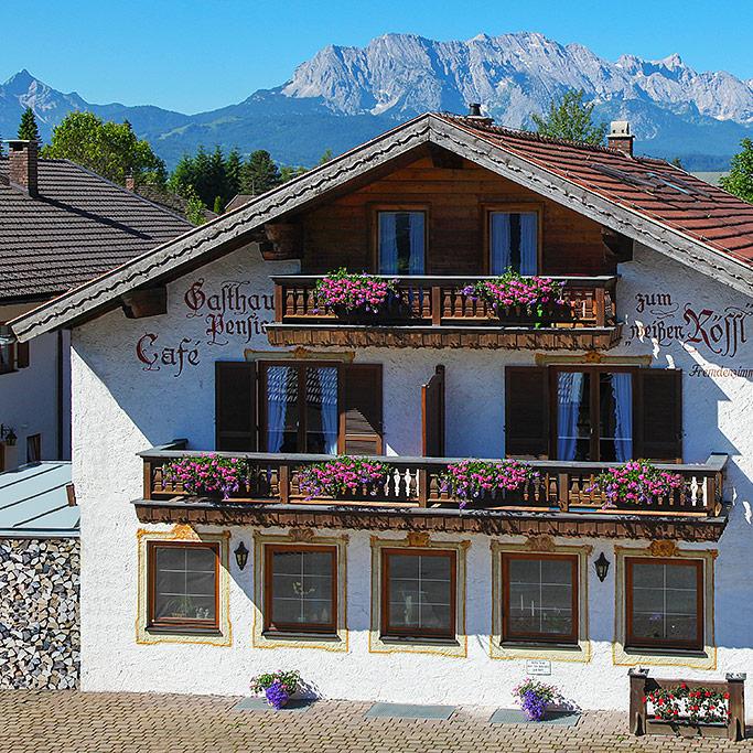 Restaurant "Weißes Rössl" in Wallgau