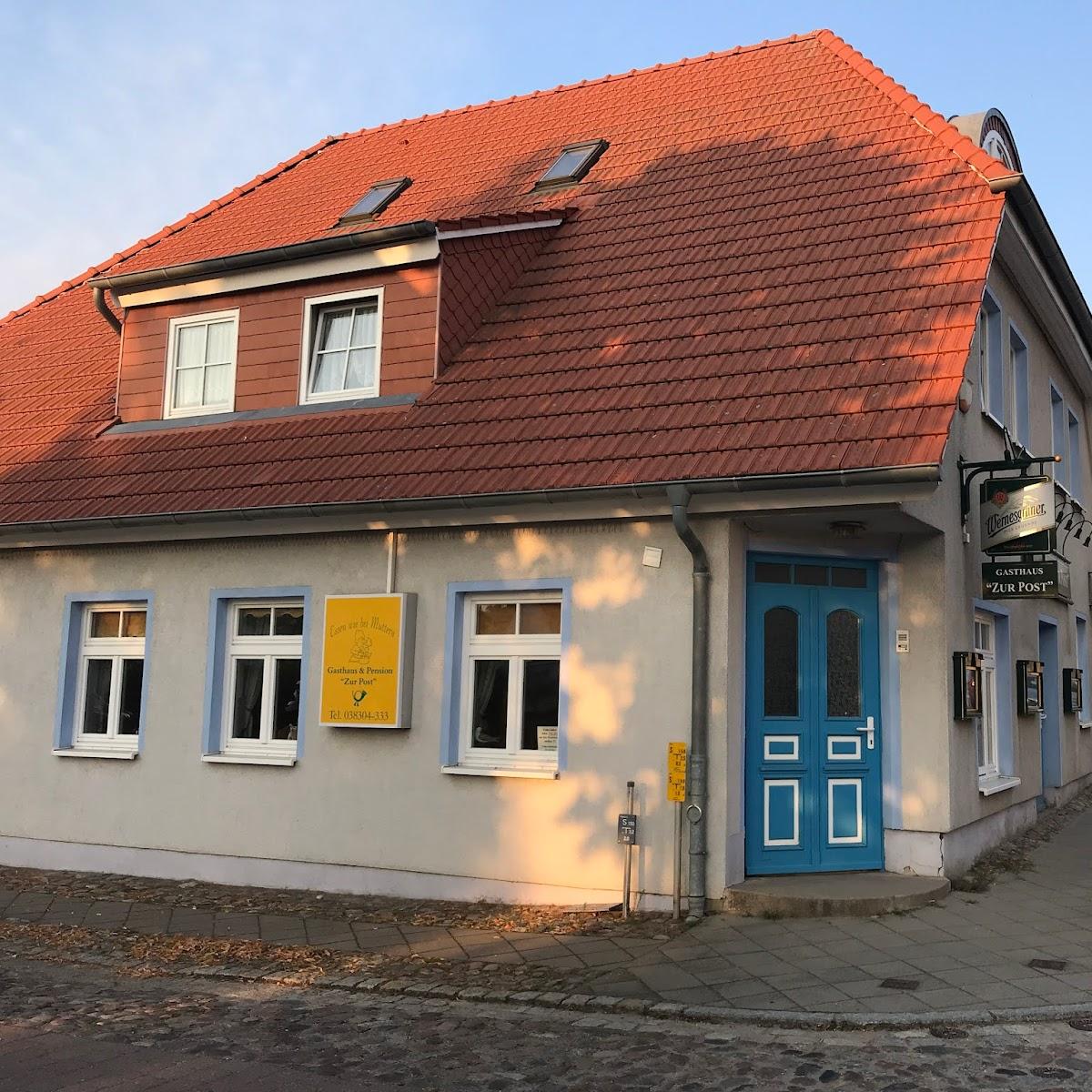 Restaurant "Gasthaus & Pension Zur Post" in Garz-Rügen