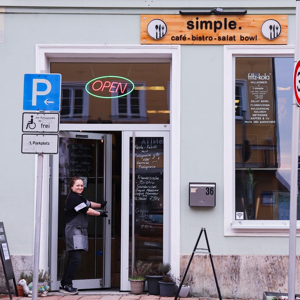 Restaurant "Café Bistro  Simple " in Donauwörth