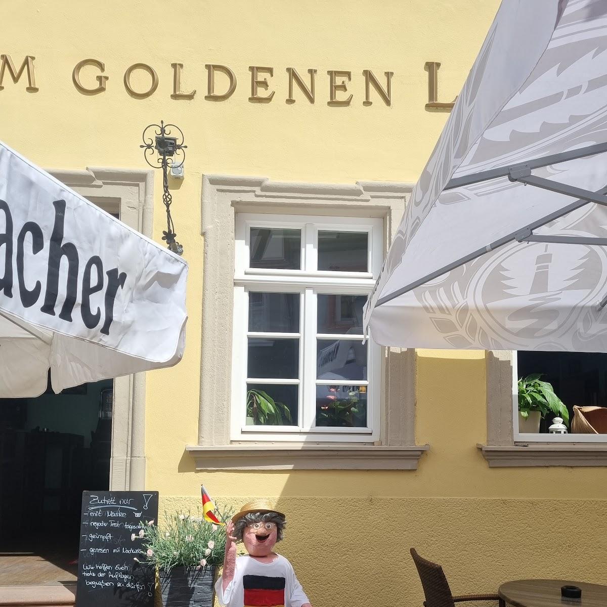 Restaurant "Zum Goldenen Löwen" in Ladenburg