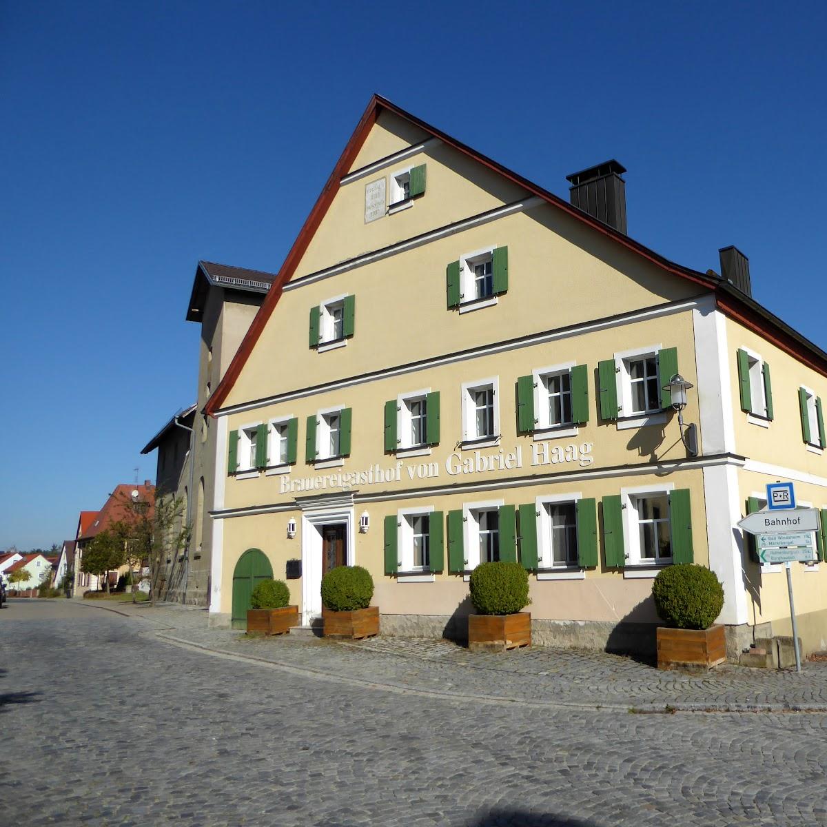 Restaurant "Brauereigasthof Haag Inh. Margarete Grumpelt" in Oberdachstetten