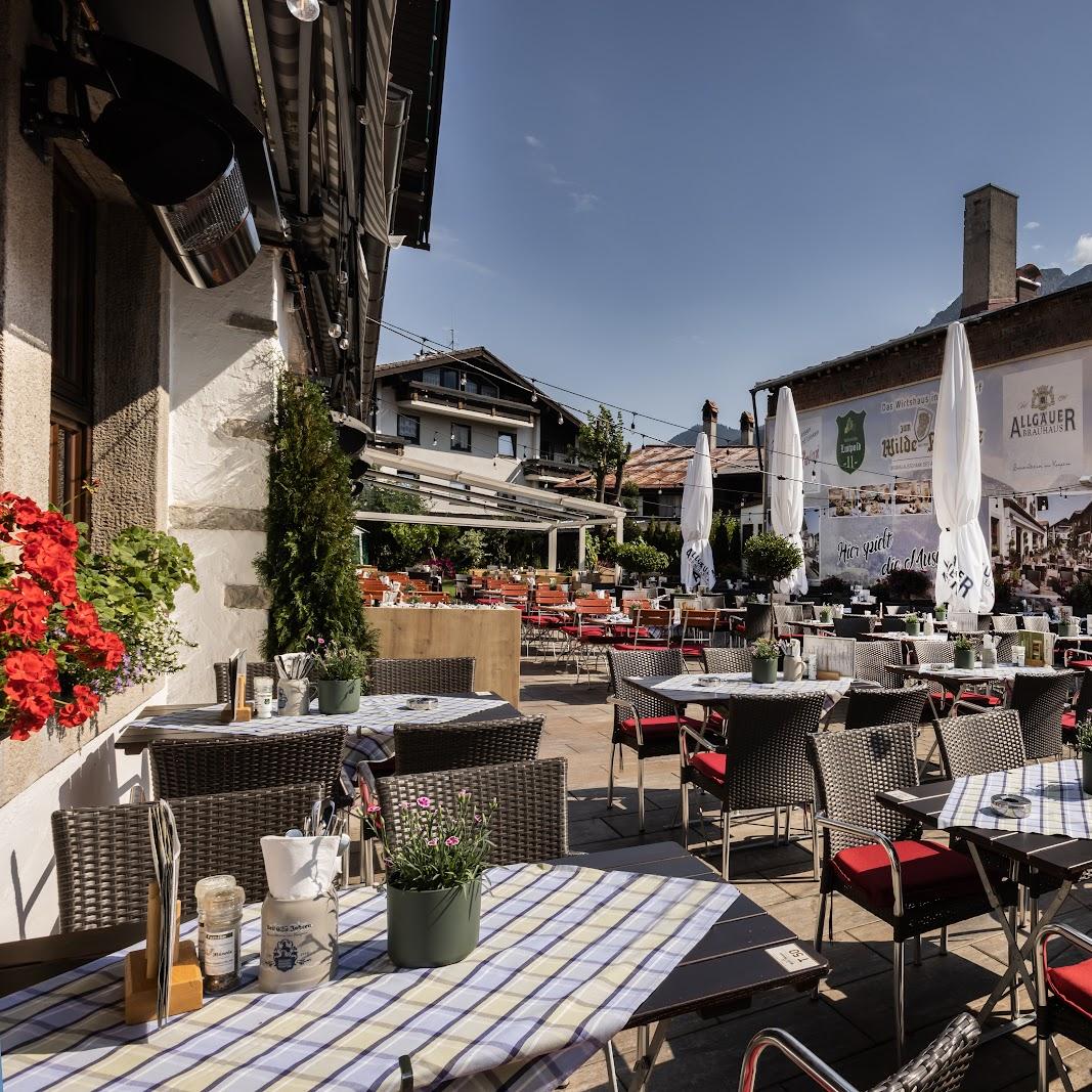 Restaurant "Zum Wilde Männle" in Oberstdorf