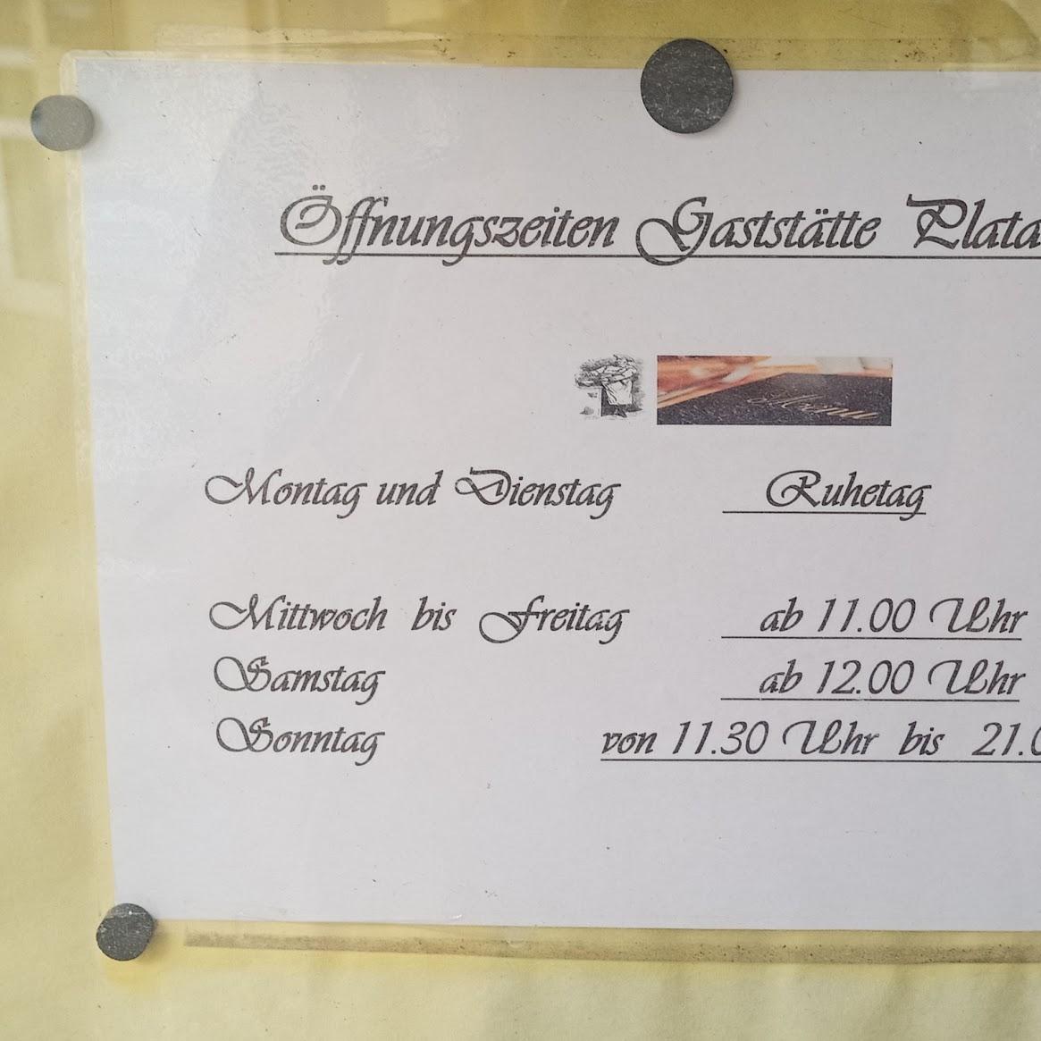 Restaurant "Platanenhof" in Gräfenhainichen