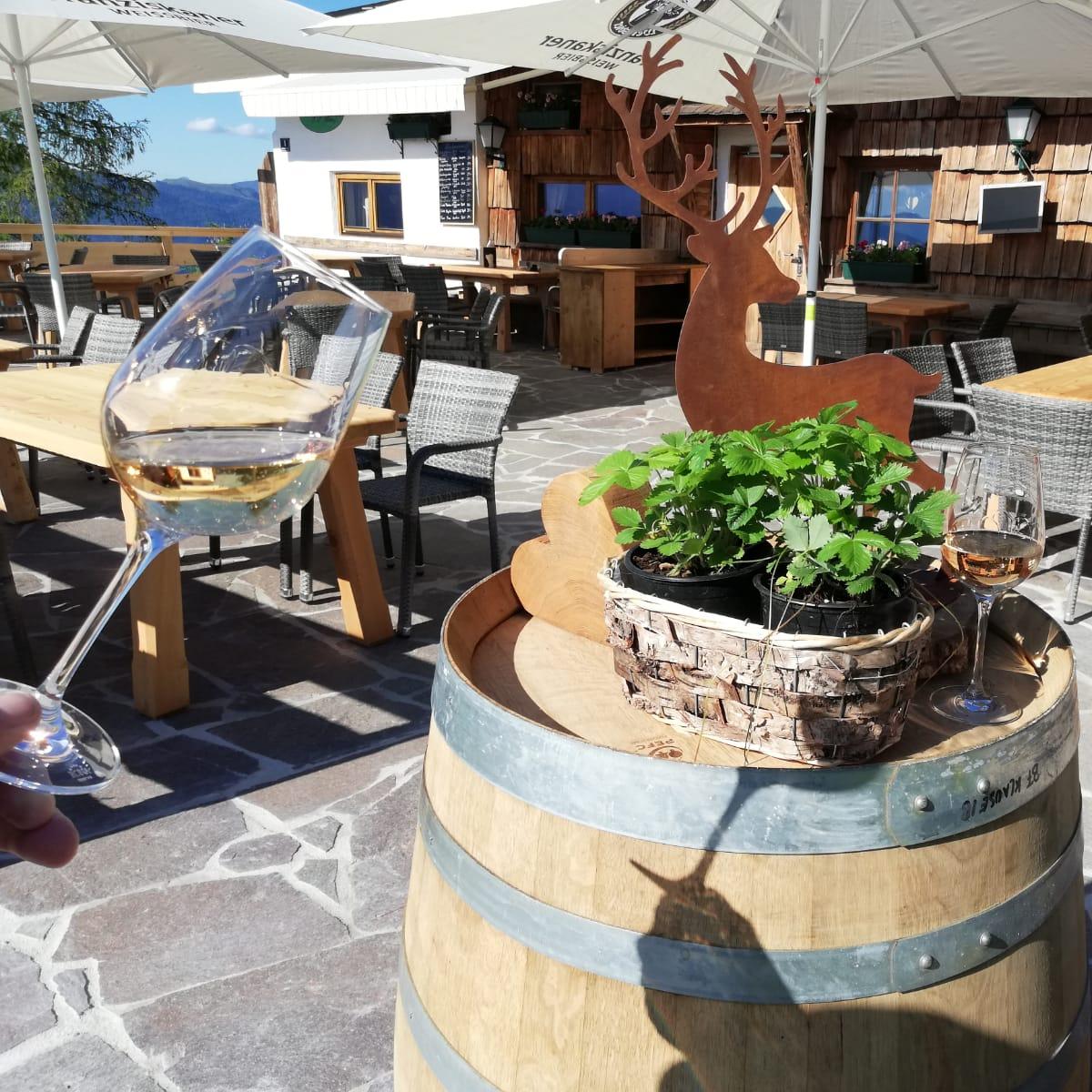 Restaurant "Bassgeiger-Alm" in Sankt Johann in Tirol