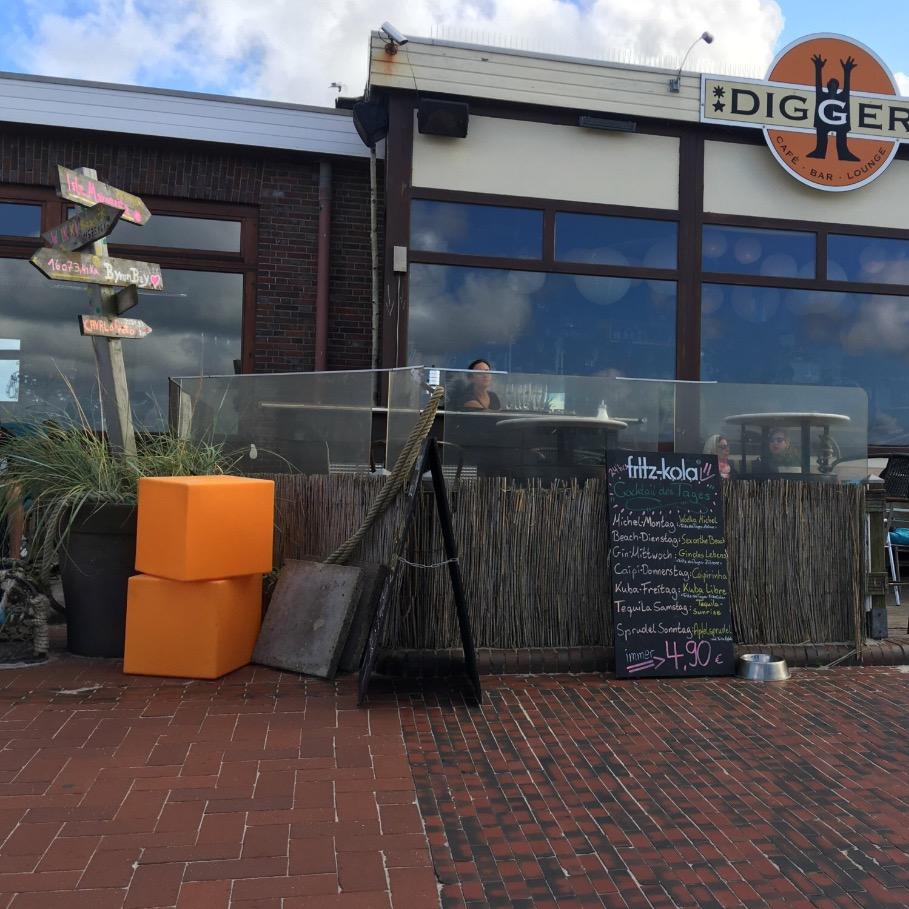 Restaurant "Digger´s Strandbar" in Wangerooge