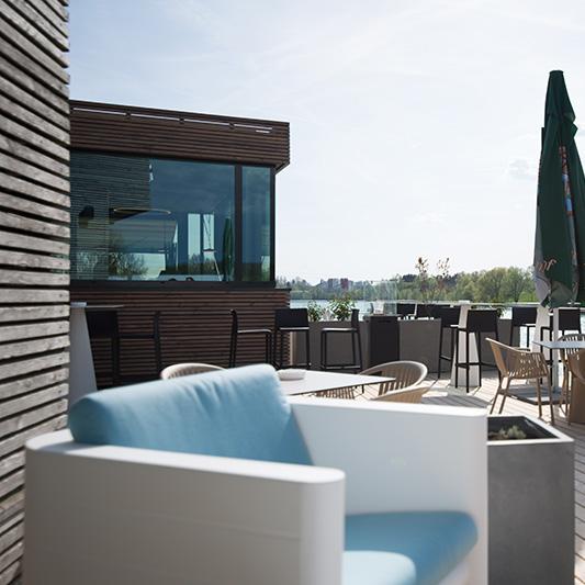 Restaurant "Bootshaus im Seepark" in Pfullendorf