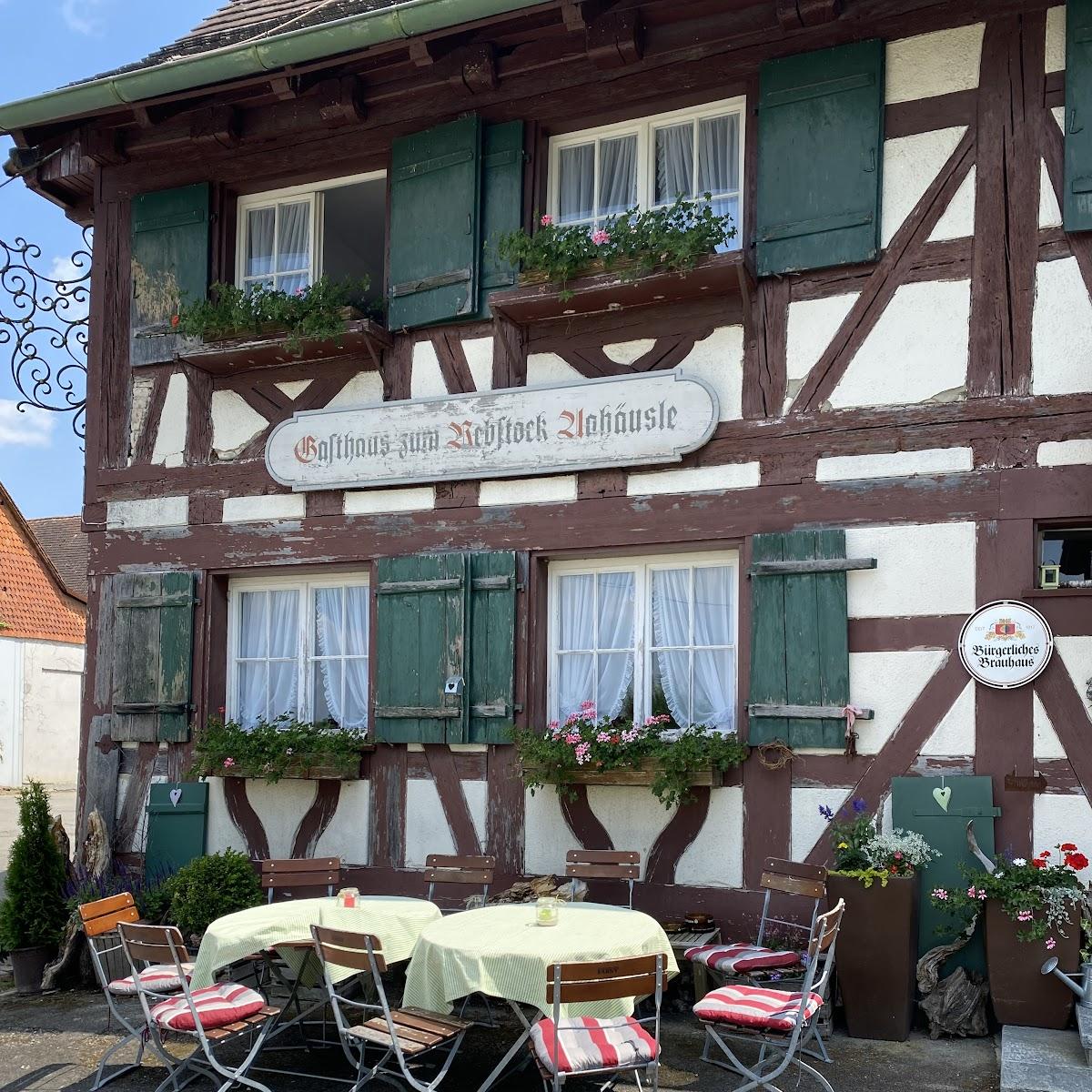 Restaurant "Gasthaus zum Rebstock Ahäusle" in Frickingen