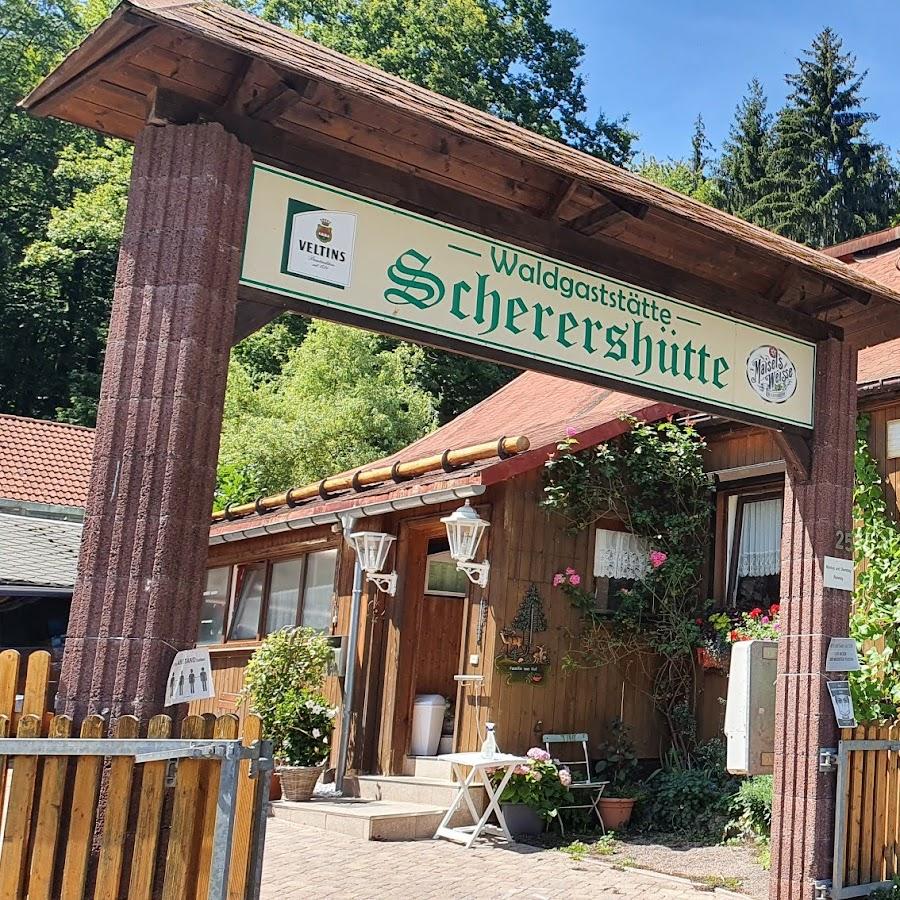 Restaurant "Waldgaststätte Scherershütte" in Ohrdruf