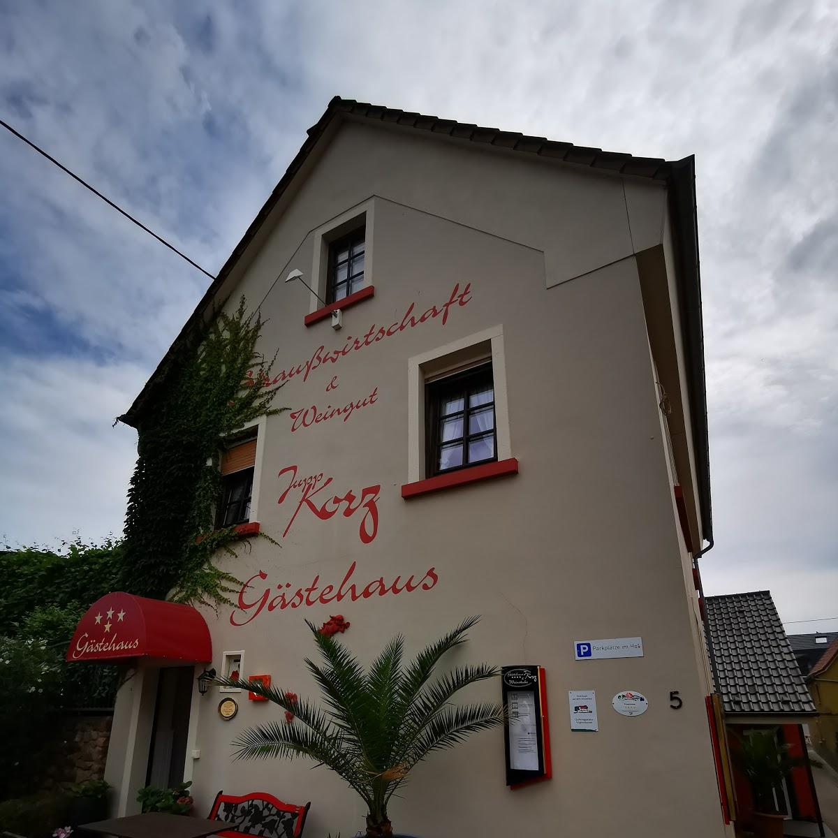 Restaurant "Gästehaus Jupp + Kerstin Korz GbR" in Hackenheim