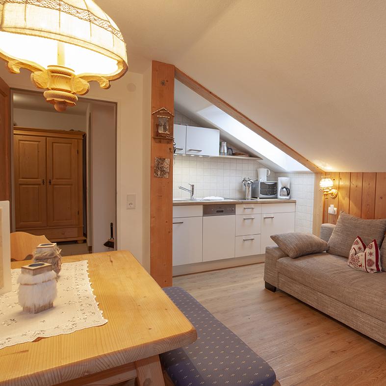 Restaurant "Haus Alpenquelle," in Bad Kohlgrub