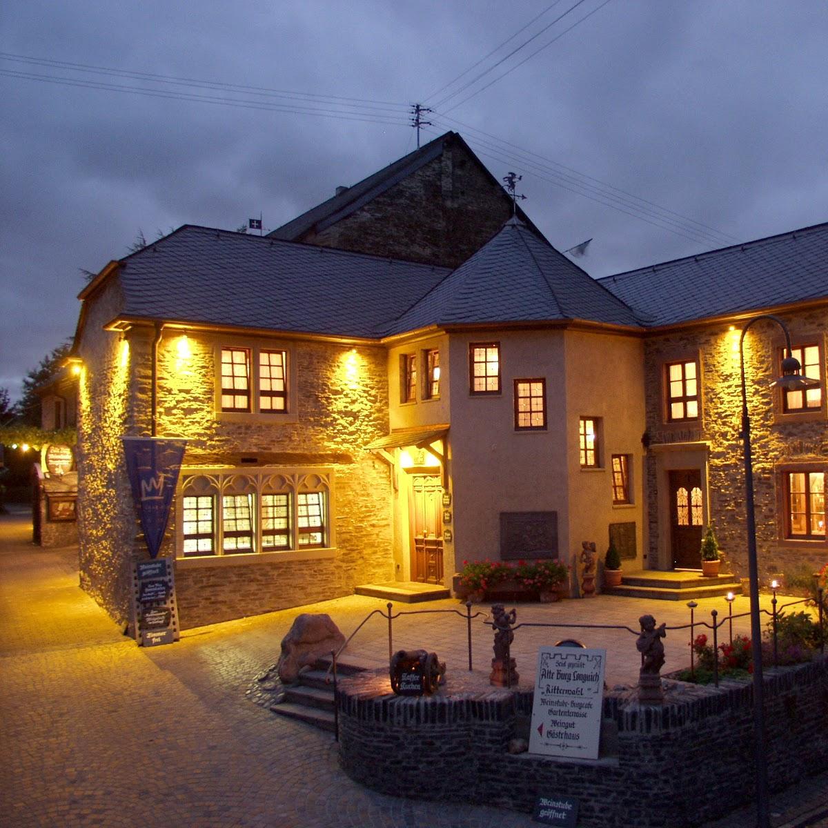 Restaurant "Alte Burg" in Longuich