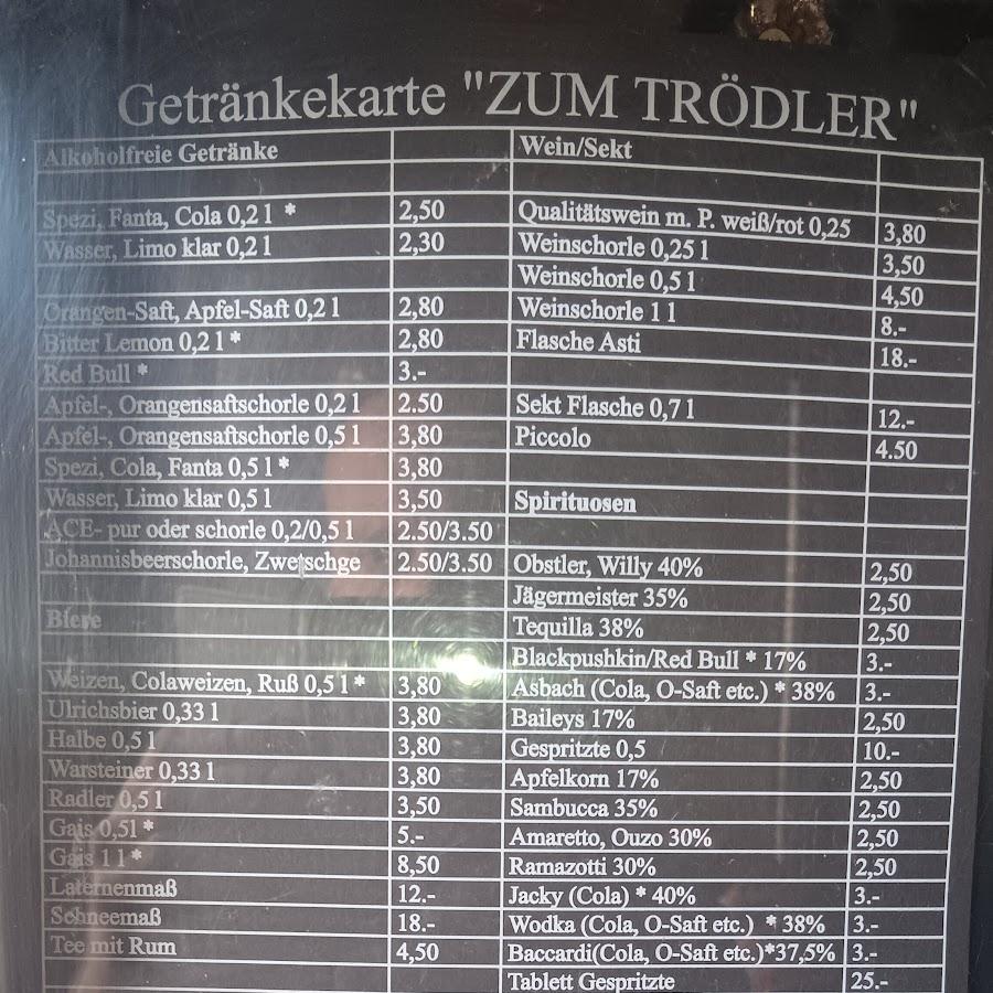 Restaurant "Gaststätte Trödler," in Altenstadt