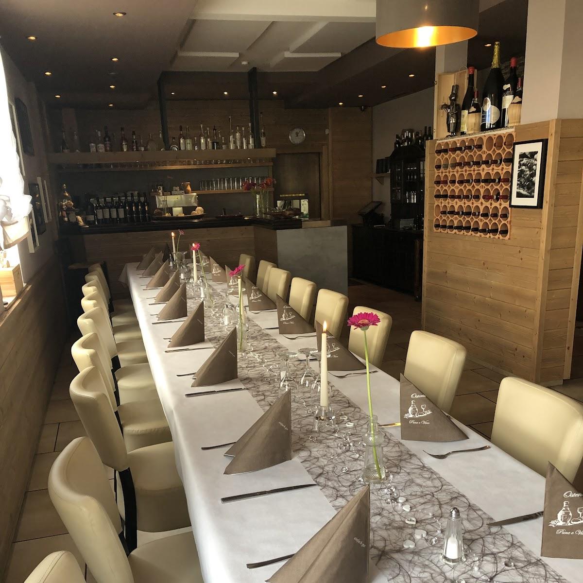Restaurant "Osteria Pane e Vino" in Urbach