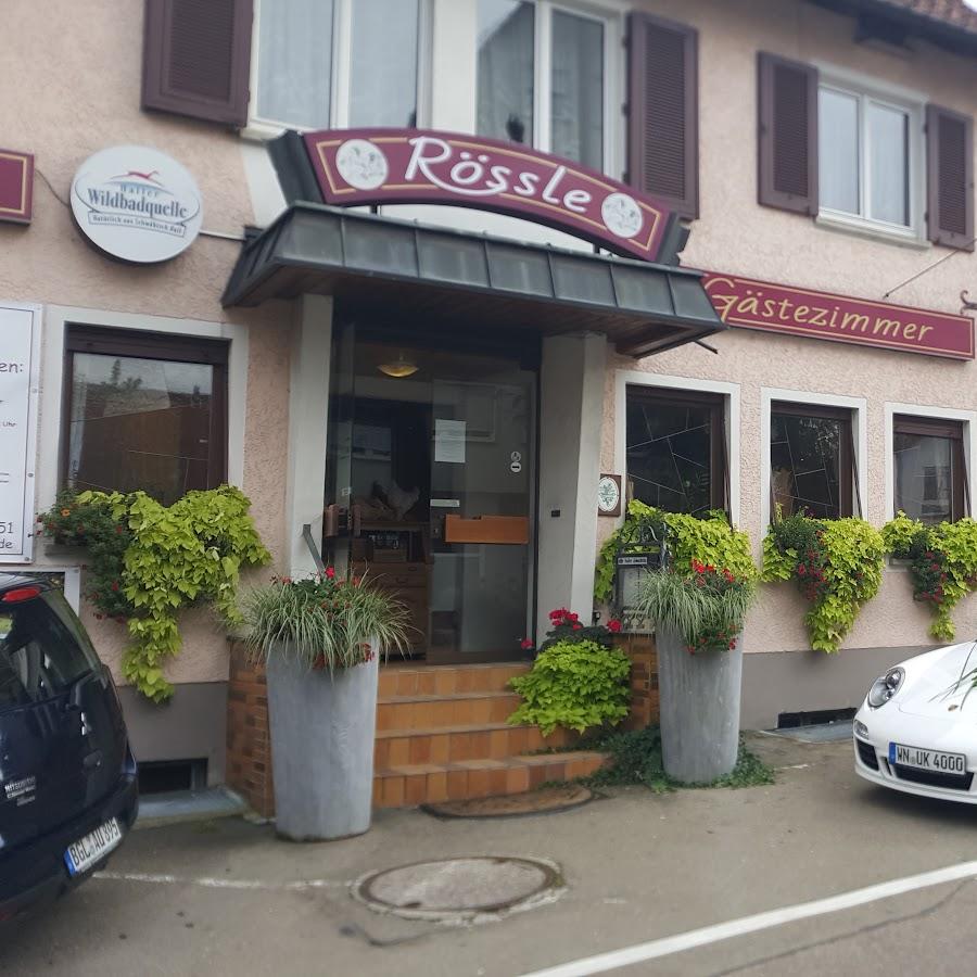 Restaurant "Gasthaus Rössle" in Urbach