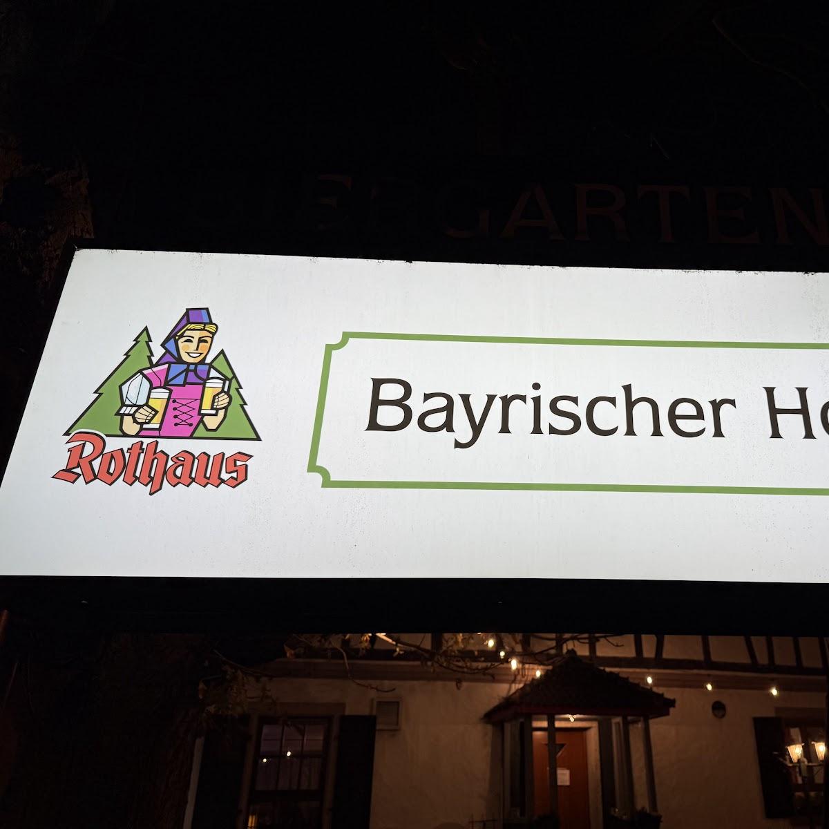 Restaurant "Bayrischer Hof" in Berg (Pfalz)