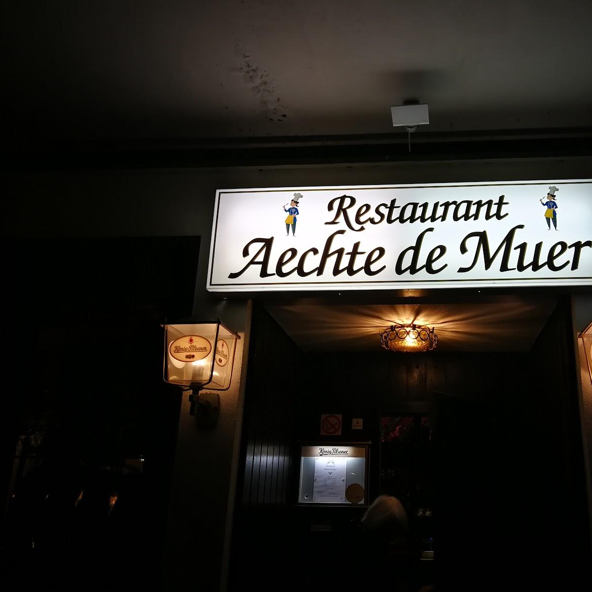 Restaurant "Aechte de Muer" in Schwelm
