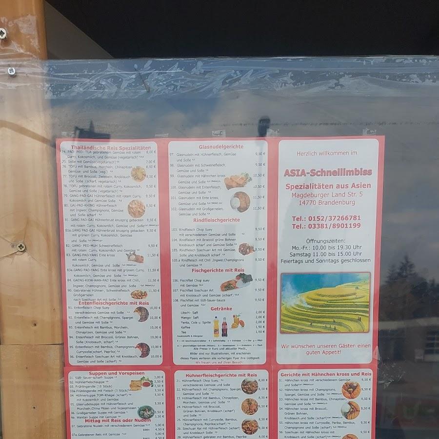 Restaurant "ASIA-Schnellimbiss" in Brandenburg an der Havel