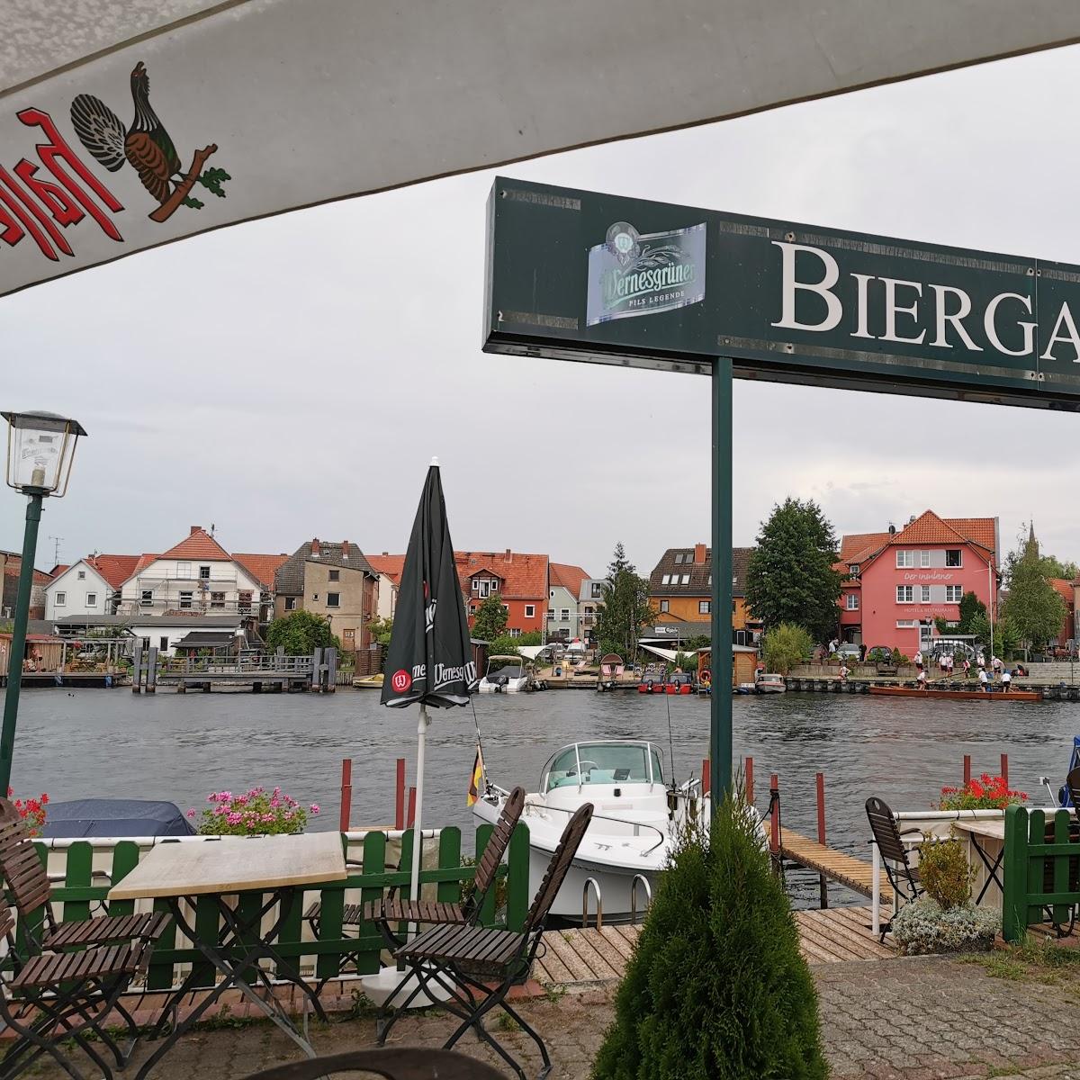 Restaurant "Biergarten Pension am See" in Malchow