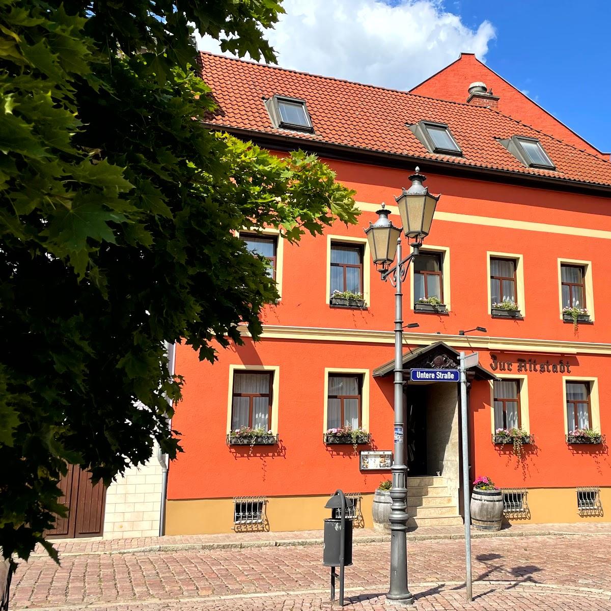 Restaurant " Zur Altstadt - Am Fuße der Osterburg  Gaststätte, Pension, FEWO" in Weida