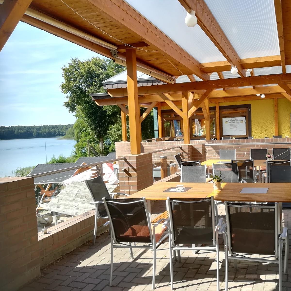 Restaurant "Strandrestaurant Weisser See" in Wesenberg