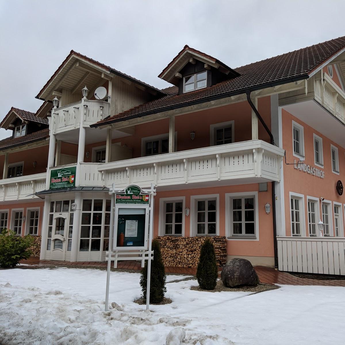 Restaurant "Landgasthof zum Tierpark" in Lohberg