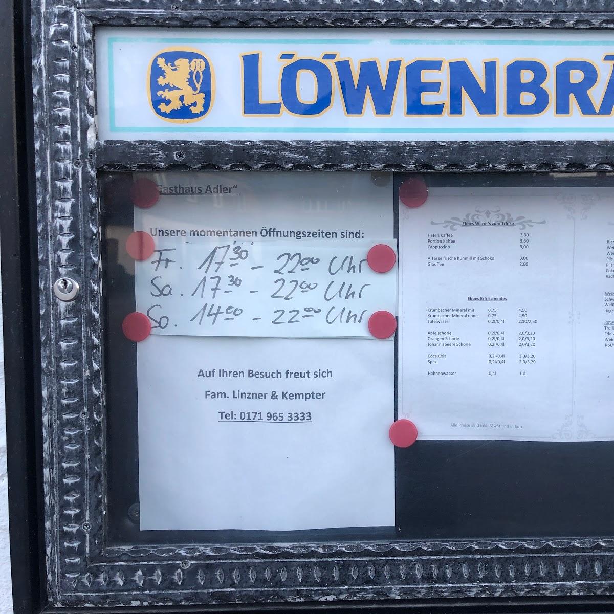 Restaurant "Gasthaus Adler" in Röthenbach