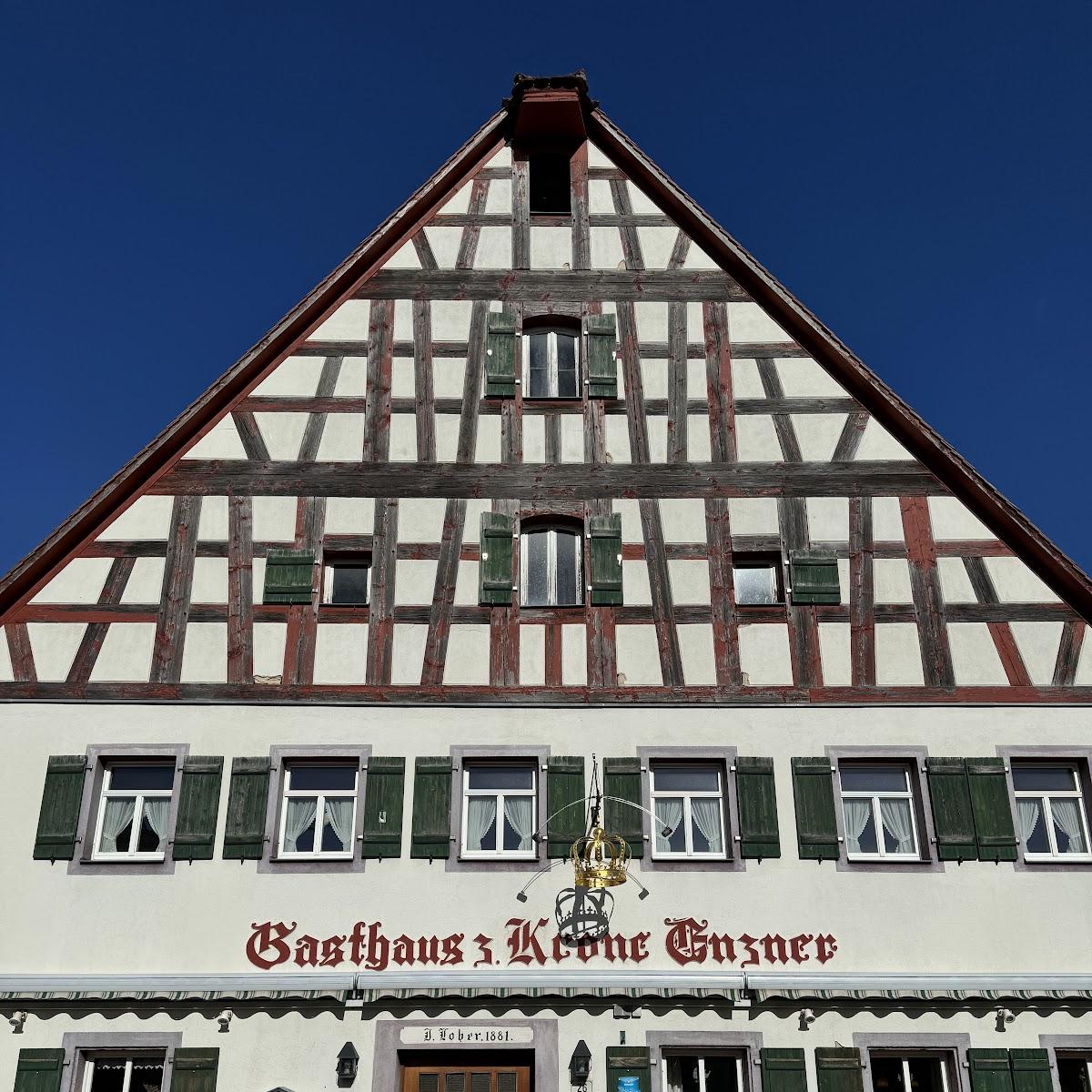 Restaurant "Gasthaus Zur Krone" in Rügland