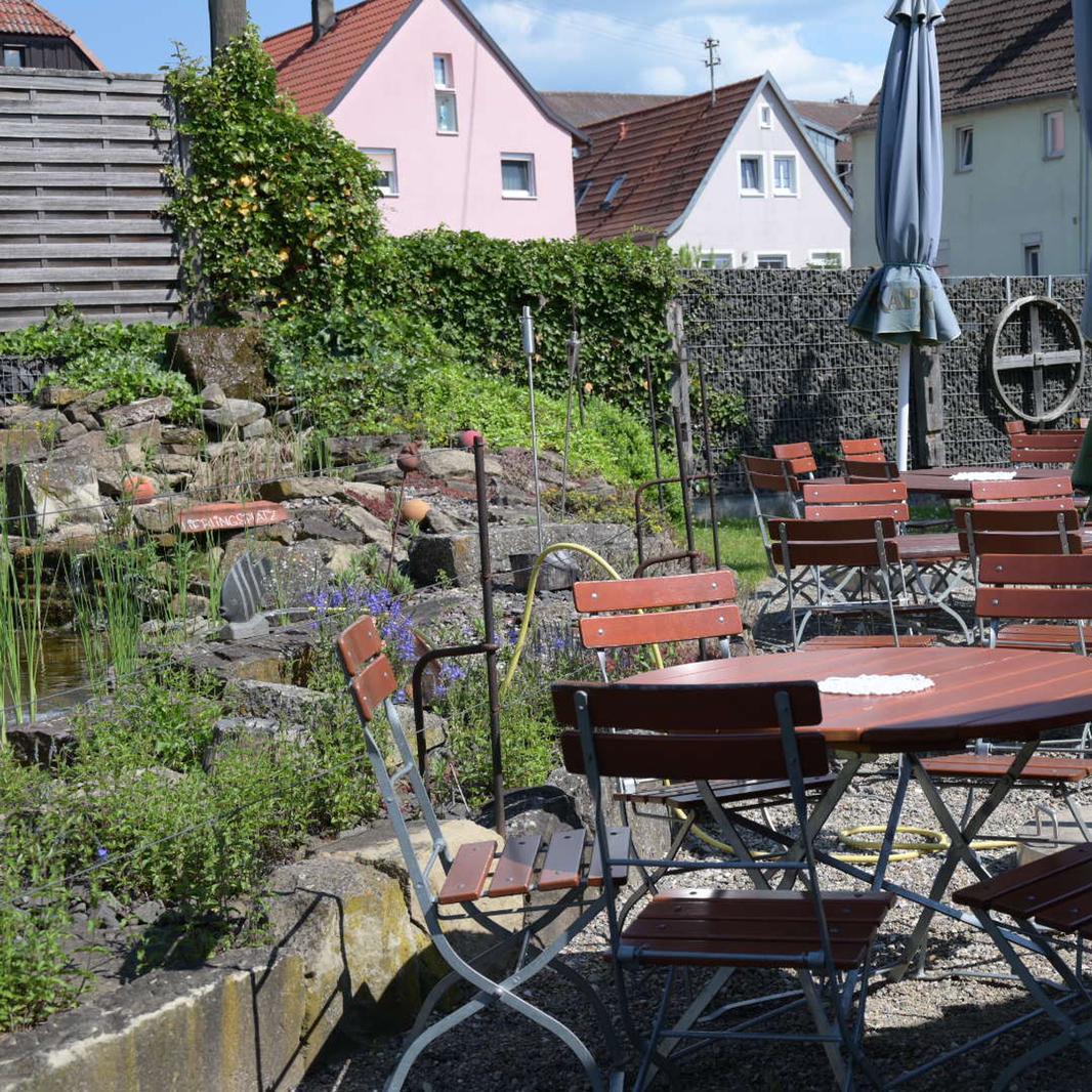 Restaurant "Biergarten zum Stachus" in Münnerstadt
