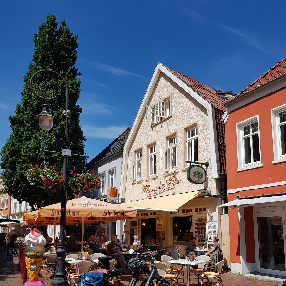 Restaurant "Eiscafé, Pizzeria & Feinkost Mamma Mia" in Jever