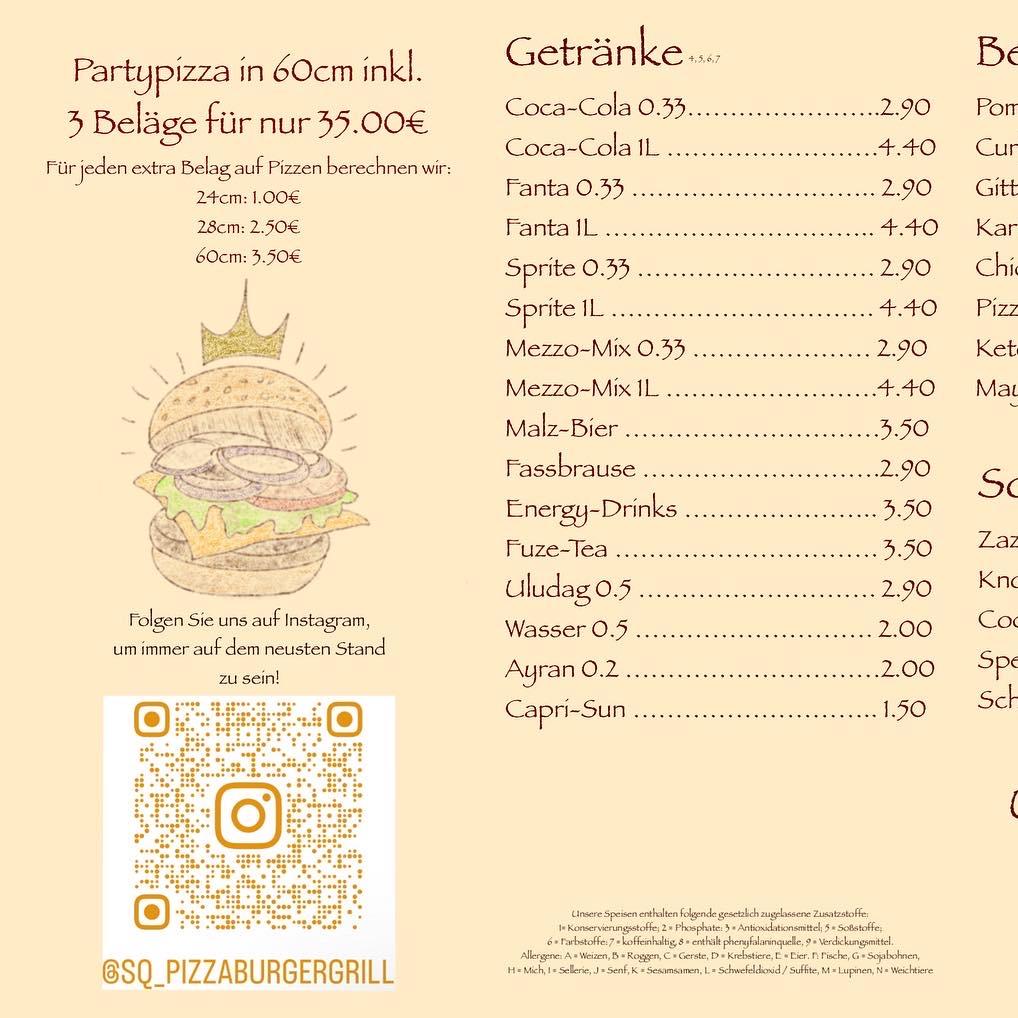 Restaurant "SQ PIZZA, BURGER & GRILL" in Meppen