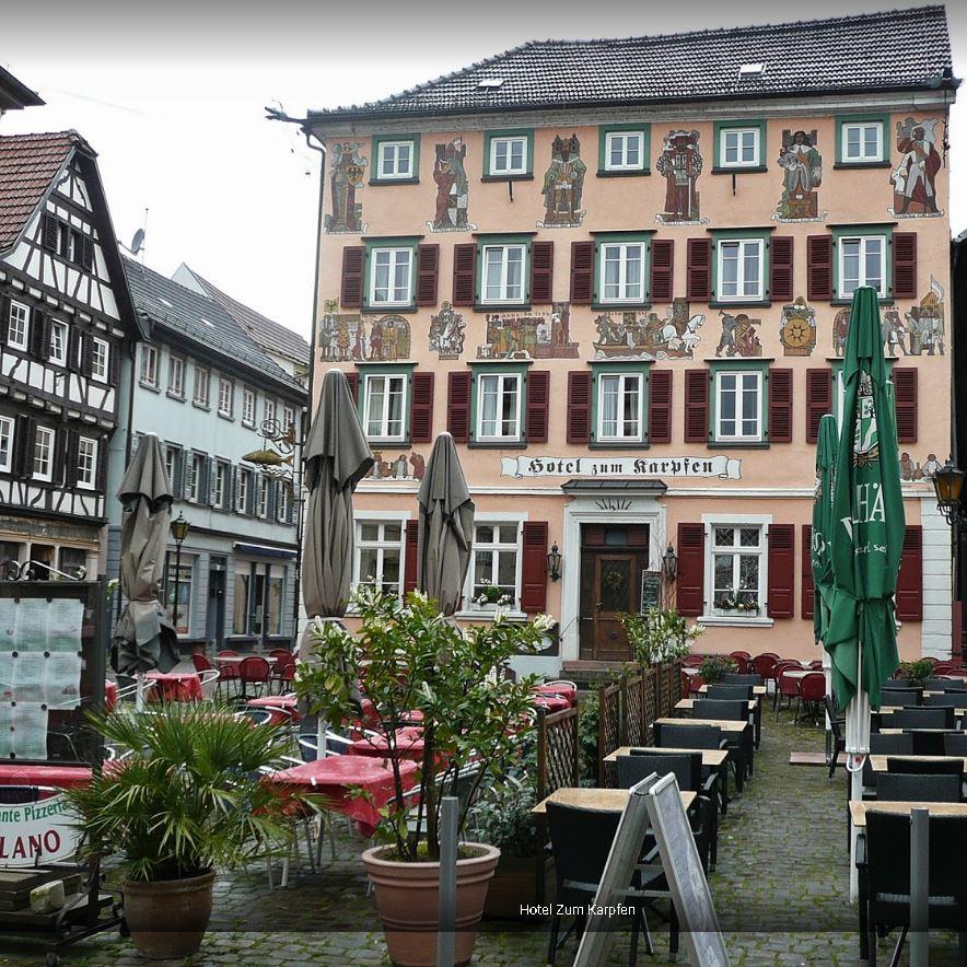 Restaurant "Hotel Zum Karpfen mit Restaurant und Sommerterrasse" in Eberbach