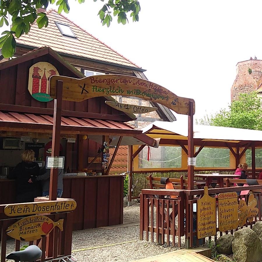 Restaurant "Biergarten am Hafen" in Wesenberg