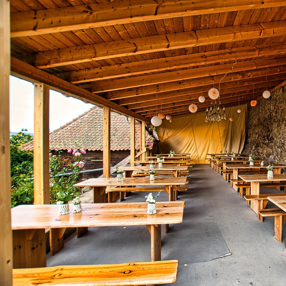 Restaurant "Schlosscafe" in Guteneck