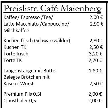Restaurant "Café Maienberg" in Hausen im Wiesental