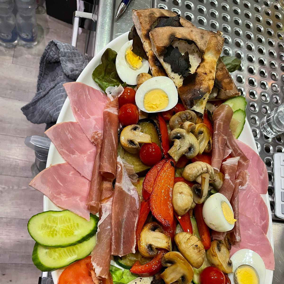 Restaurant "Pizzeria La Villa" in Dirlewang