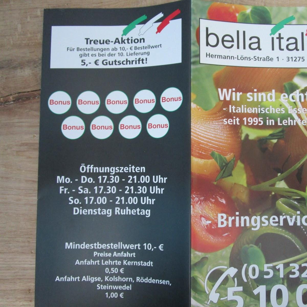 Restaurant "Bella Italia" in Lehrte