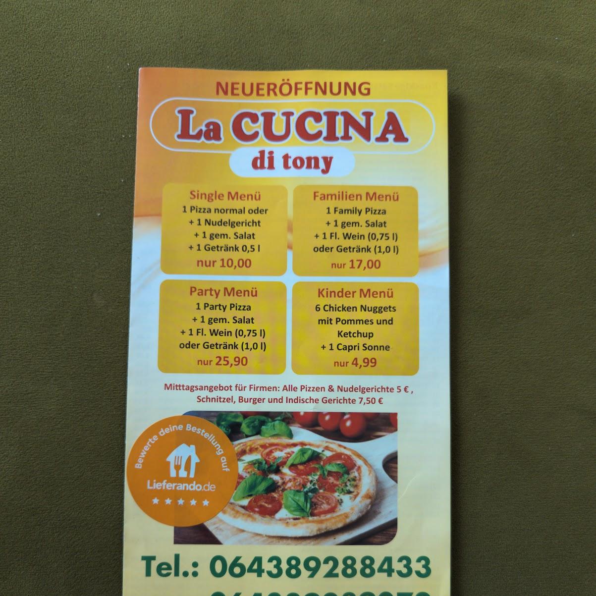 Restaurant "La Cucina di tony" in Hünfelden