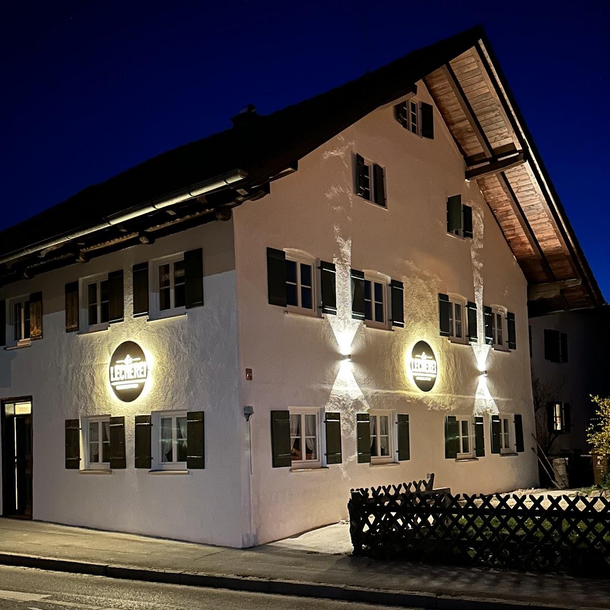 Restaurant "die Lecherei" in Lechbruck am See