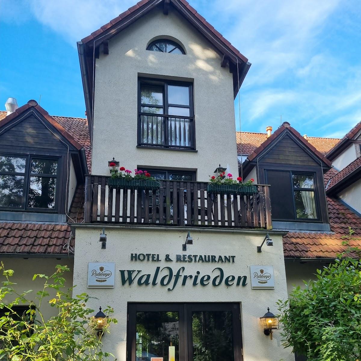Restaurant "Hotel & Restaurant Waldfrieden" in Neuruppin