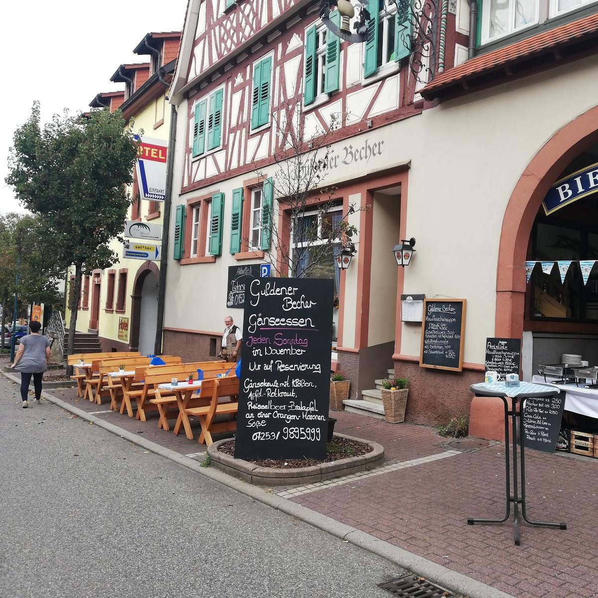 Restaurant "Güldener Becher" in Östringen