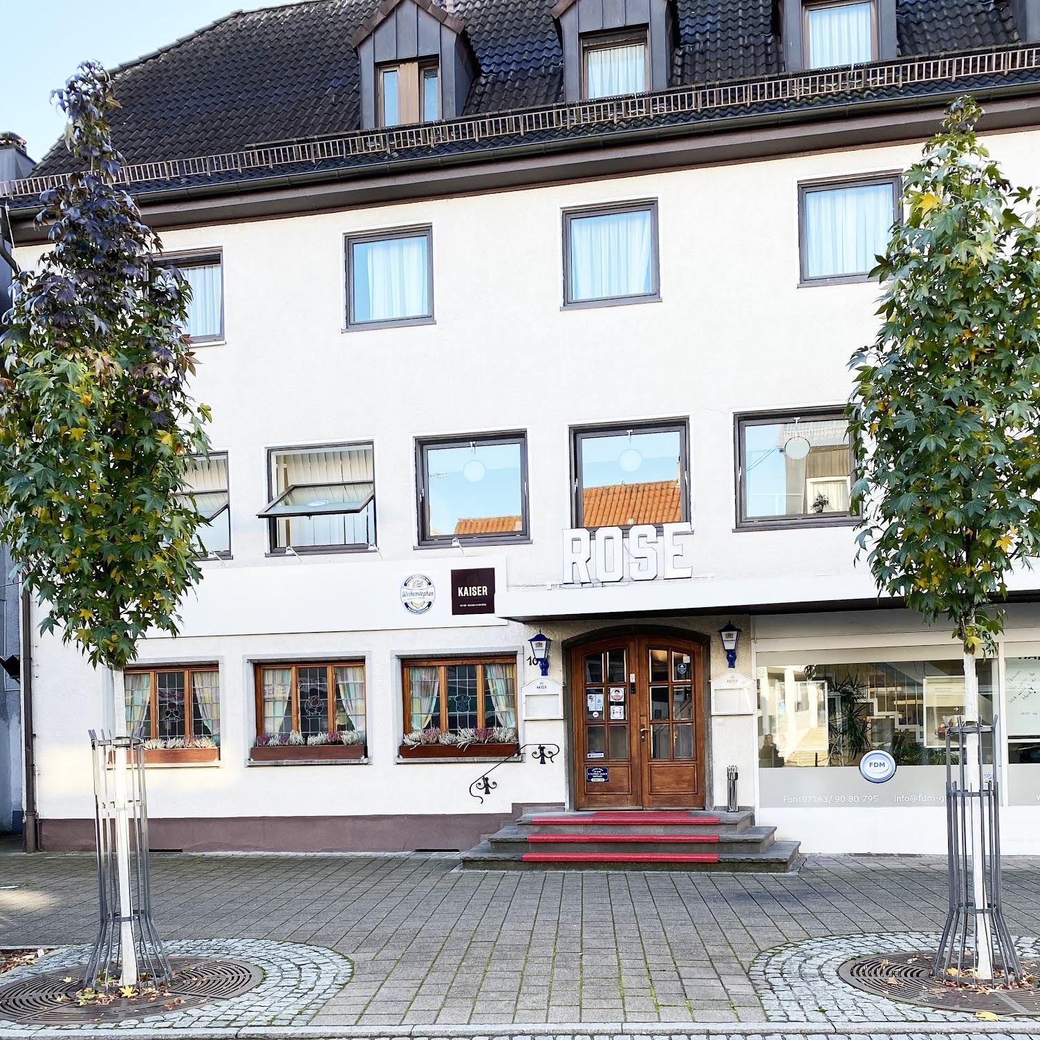Restaurant "Hotel Goldene Rose" in Ebersbach an der Fils