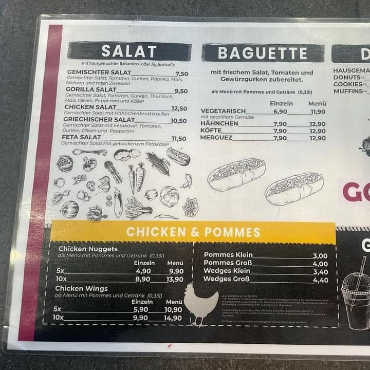 Restaurant "Gorilla Pizza Burger" in Griesheim
