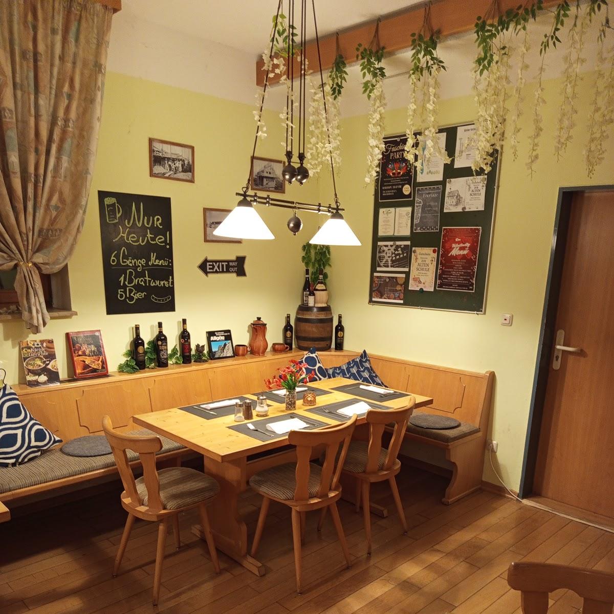 Restaurant "Zur Alten Schule" in Bidingen