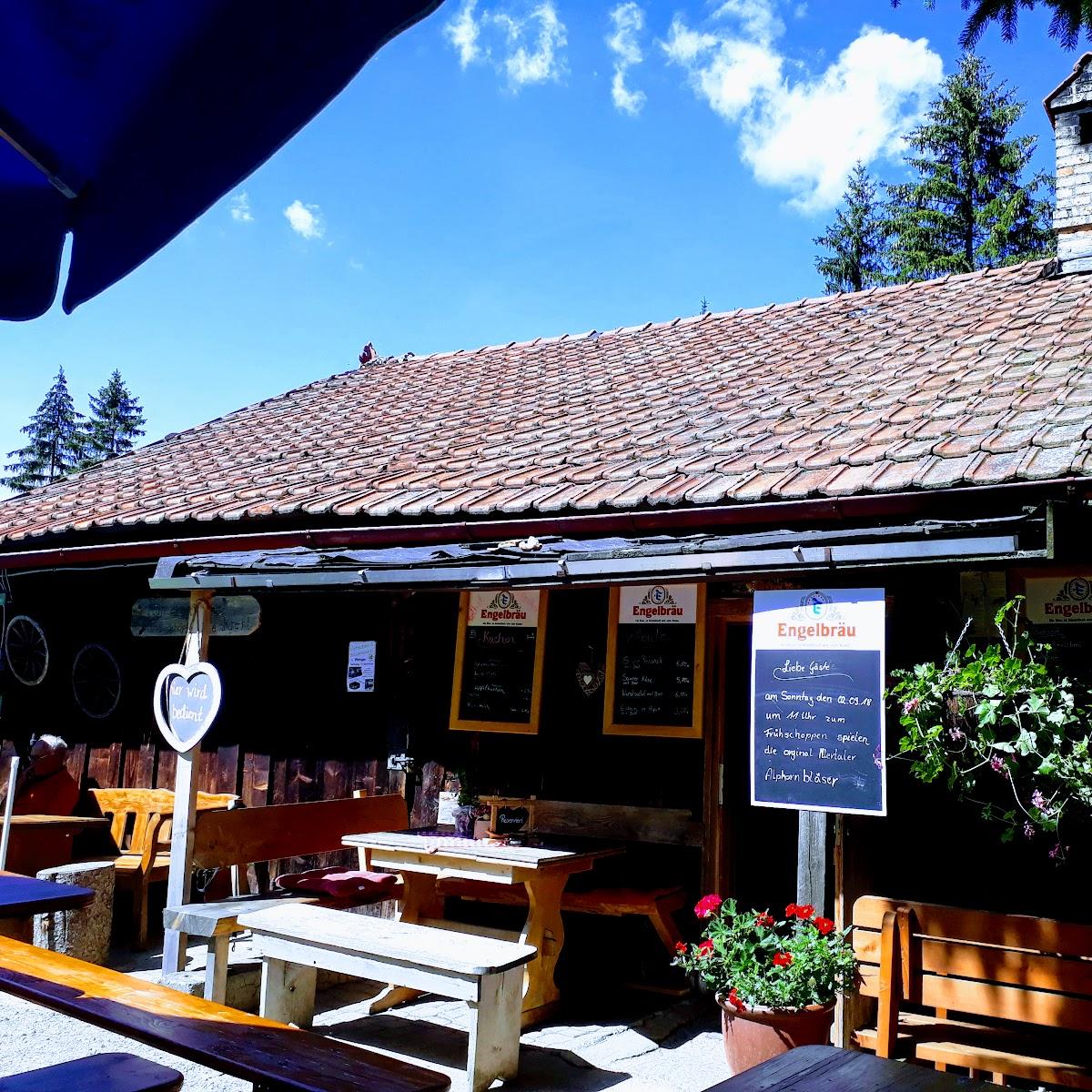 Restaurant "Alpe Müllers Berg" in Rettenberg