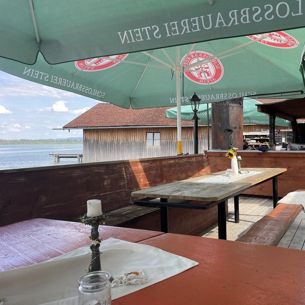 Restaurant "Bootsverleih & Fischimbiss Kneidl am Waginger See" in Waging am See