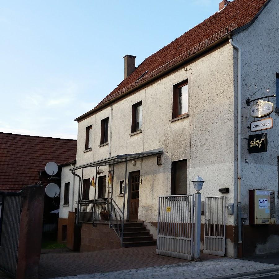 Restaurant "Zum Beck" in Nüdlingen