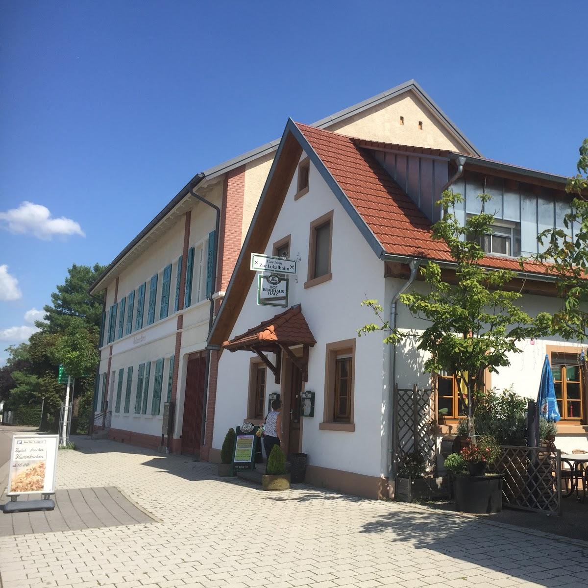 Restaurant "Lokalbahn Freistett" in Rheinau