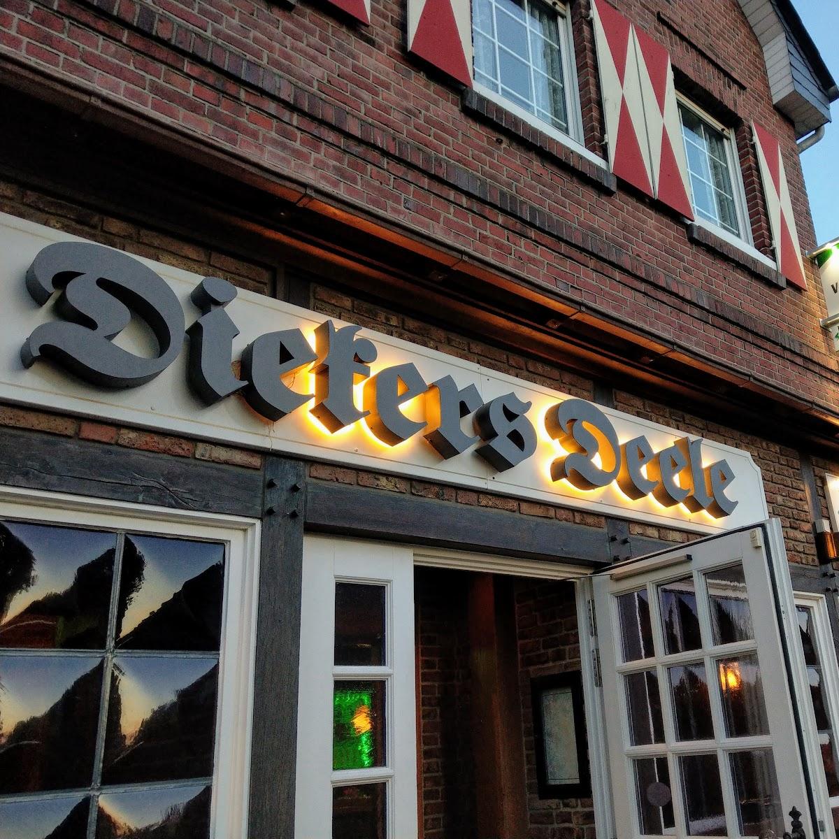 Restaurant "Diekers Deele" in Warendorf